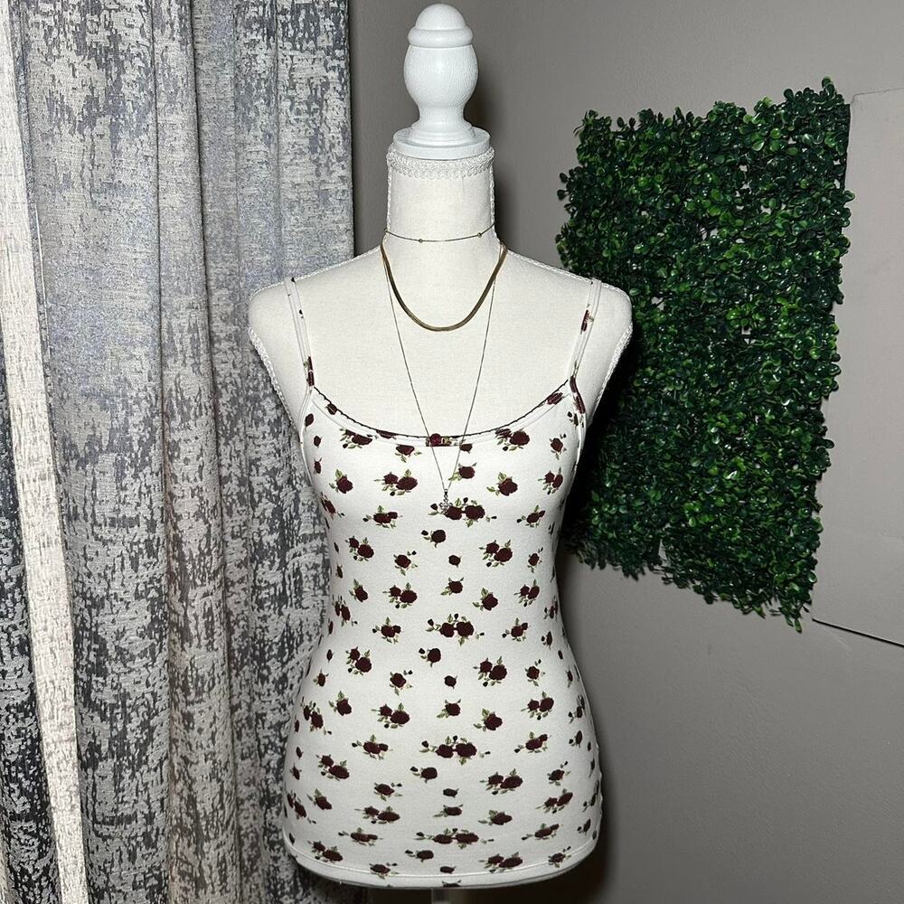 Cute rose tank top